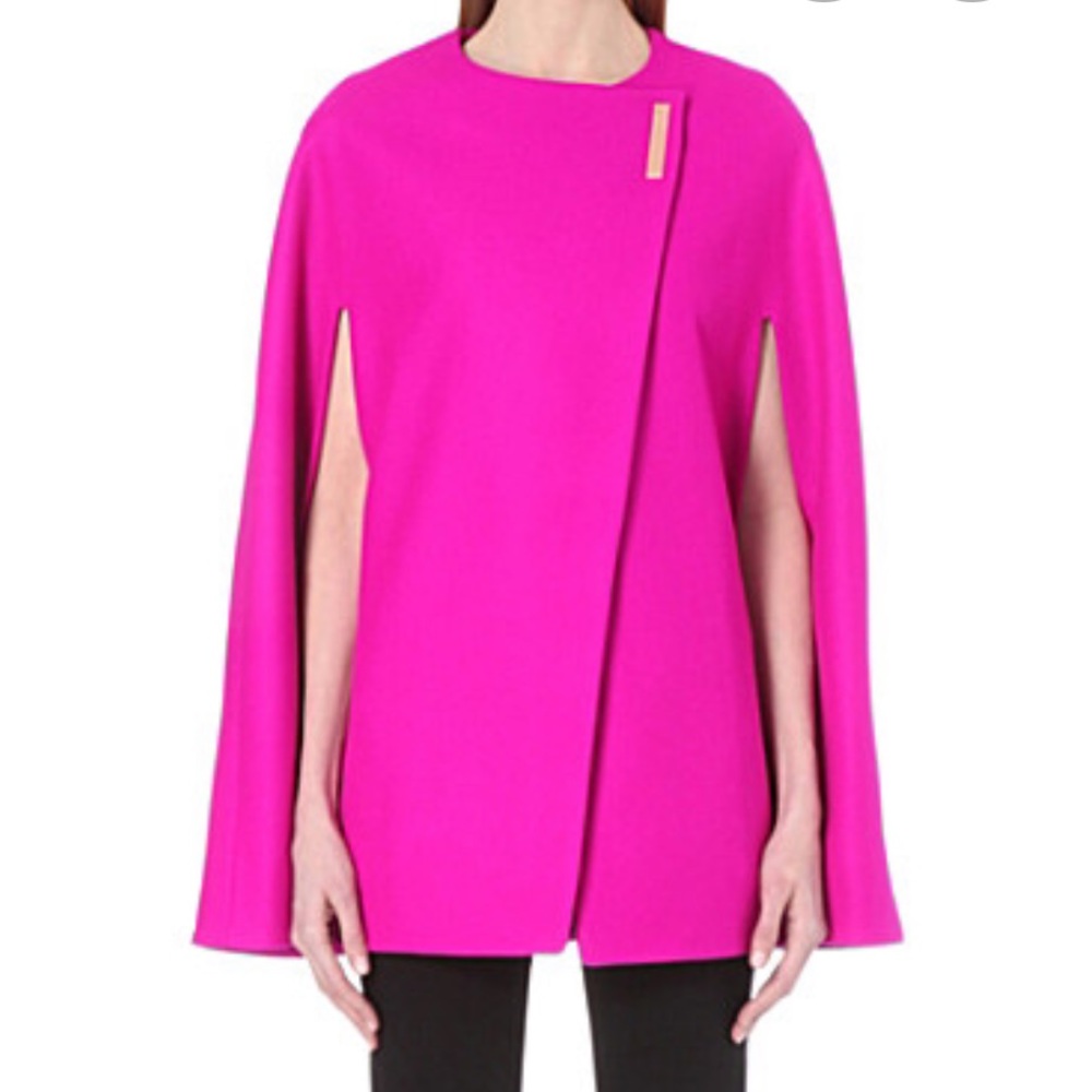 Ted Baker London- Vickiye Cape in deep pink- XS